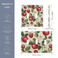 thumbnail image 2 of Yayeee Toggle Light Switch Wall Plate 2-Gang 4.56"x4.48" Decorative Outlet Cover, Apple Leaves Pattern, 2 of 7