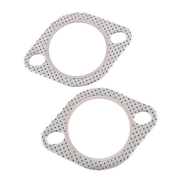 2 Pack 2- 2.5'' Exhaust Flange Gasket, High Temperature for Exhaust