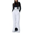 thumbnail image 2 of Pyhlmscde Women's Insulated Ski Bib Overalls Winter Snowboarding Pants Sleeveless Ski Adjustable Strap Jumpsuit, Insulated Overalls for Women, Waterproof Windproof Pants Women, Womens Ski Bibs, 2 of 5