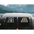 thumbnail image 6 of WIRESTER Car Air Freshener Fragrance Vent Clip Interior Decoration for Cars with Lemon Scented Pad - Black Bear, 6 of 7