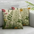 thumbnail image 3 of Nawypu  Green Spring Pillow Covers  Wildflower Mason Jar Pillowcases Spring Decorations Summer Farmhouse Decor for Couch Sofa, 3 of 5