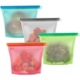 thumbnail image 1 of Reusable Silicone Food Storage Bag , Silicone Preservation Bag Airtight Seal Food Storage Container for Fruits Vegetables Meat Preservation Airtight Container Versatile Cooking Kitchen, 1 of 5
