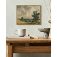 thumbnail image 5 of Drsoum Vintage Landscape Wall Art Rustic Retro Framed Nature Scenery Prints Farmhouse Classic Decorations for Living Room Bedroom 8x10in Natural Framed, 5 of 6