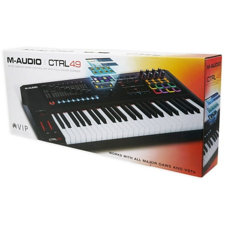 M-Audio CTRL 49 49-Key MIDI Keyboard Controller w/Mackie/HUI Control+Headphones