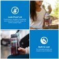 thumbnail image 2 of Botella de agua Nalgene de boca ancha 946 mL libre de BPA, color berenjena, 2 of 5