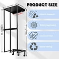 thumbnail image 2 of Estante de Almacenamiento para Sillas de Camping de Metal, Soporte de Pared para Sillas de Camping, 2 of 6