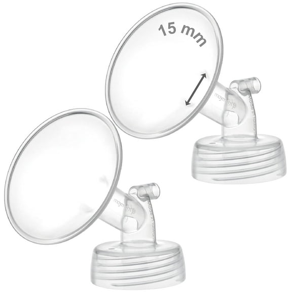 Piezas de extractor de leche Maymom para bombas Spectra S1/S2 de 15 mm