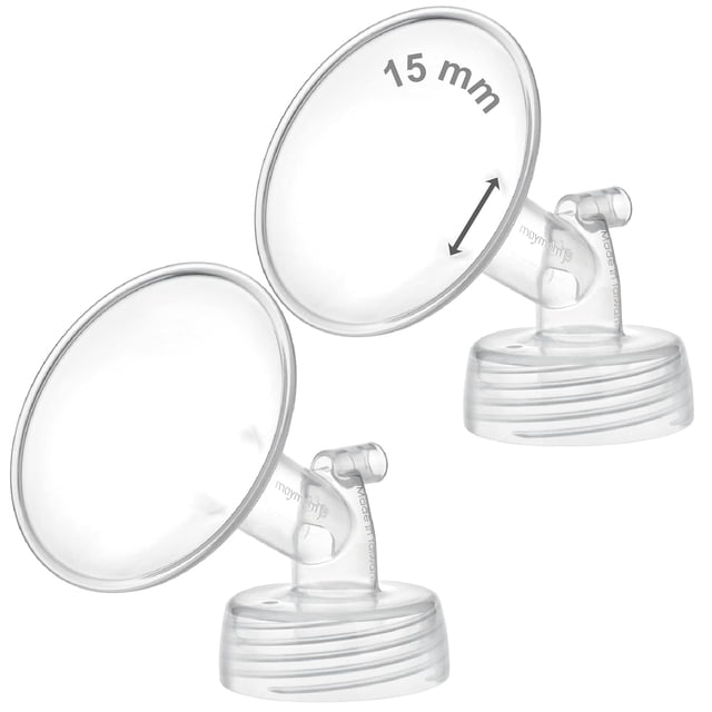 Piezas de extractor de leche Maymom para bombas Spectra S1/S2 de 15 mm