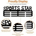 thumbnail image 5 of 1Set Sports Star Medals Display Medal Holder Inspirational Words Medal Holder Iron Wall Mounted Hooks, 5 of 8