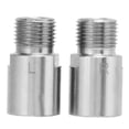 thumbnail image 1 of 2 uds extensores de Pedal de bicicleta de montaña extensor de Pedal de bicicleta de acero al cromo molibdeno 20mm plata, 1 of 10