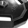 thumbnail image 2 of Disco de peso CAP Barbell de 20,5 kg con recubrimiento de goma y agarre olímpico, 2 of 4