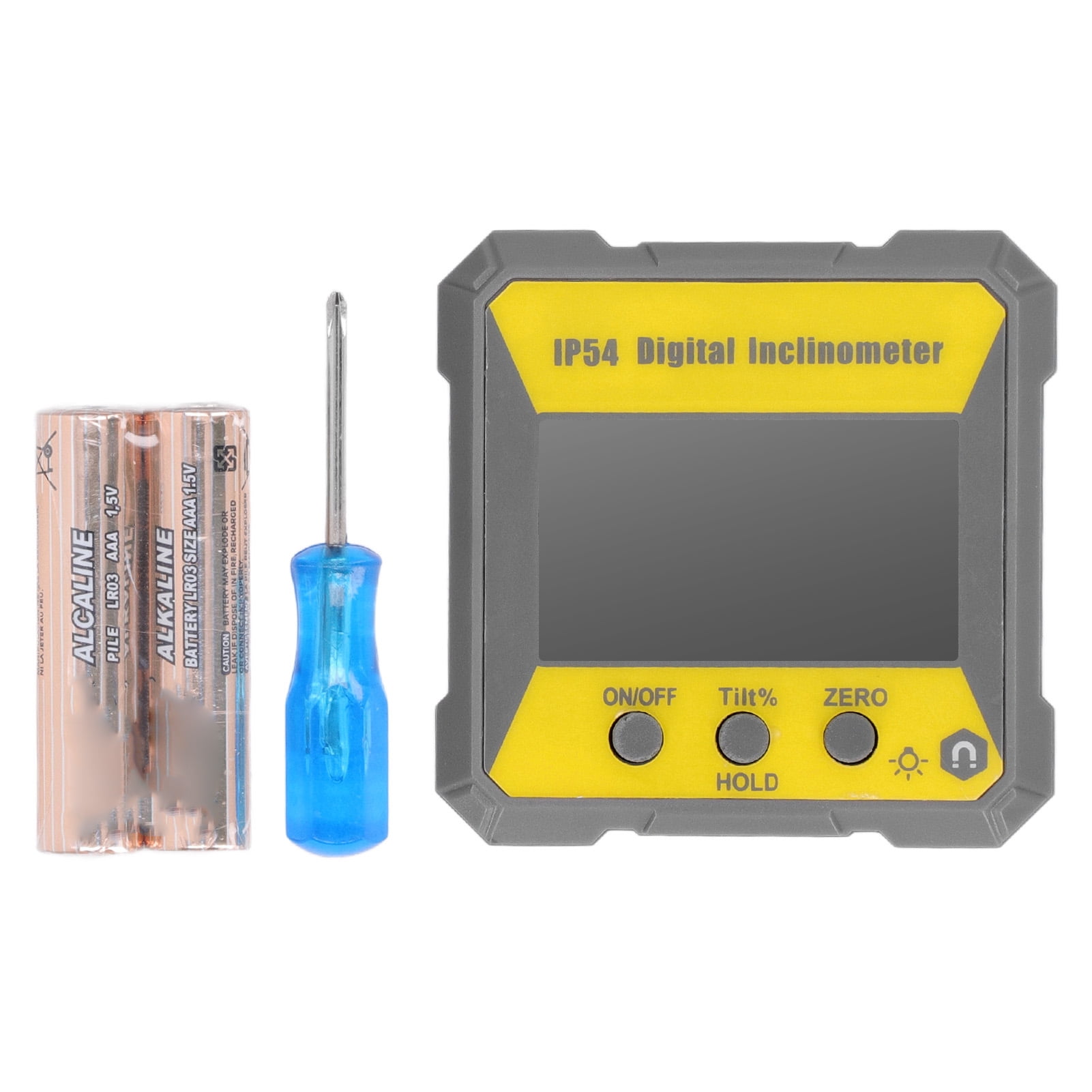 Digital Angle Gauge, Automatically Flip 0.05 Degree Precise Digital