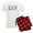 With Red Plaid Pant, variant on CafePress - Mens I Adore Her Matching Men's Light Pajamas - Men's Light Loose Fit Cotton Pajama Set