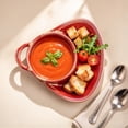 thumbnail image 5 of Handmade Ceramic Soup Bowl With Attached Side Plate, 280ml Soup Cup With Handle, Serving Bowl For Soup, Salad, Pasta, Oatmeal, Microwave Safe Tableware, Ceramic Bowl for Home Kitchen Daily Meals, 5 of 5