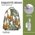 thumbnail image 5 of Hawaii Tropical Wind Palm Leaves Print Backpack: Ideal for Students, Durable Lightweight Laptop Daypack with Padded Sleeve, Large Capacity, Perfect Gift for Campus Commute, 5 of 6