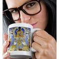 thumbnail image 2 of 3dRose, India, Ladakh, Thiksey, Colorful Buddhist images - AS10 AAS0060 - Anthony Asael, 15oz Mug, 2 of 7