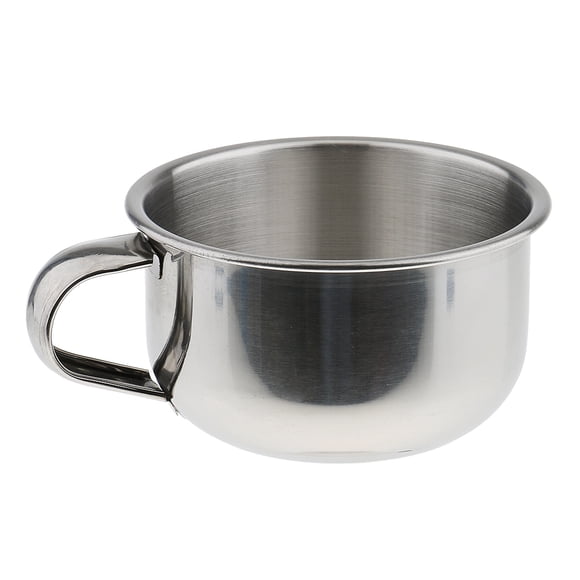 Taza de afeitar inoxidable Shamjiam para hombre