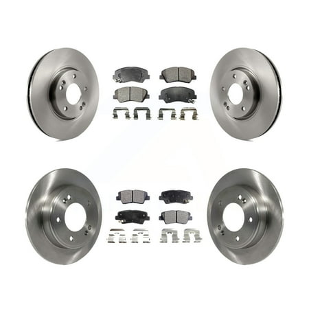 Veloster R Rear Disc Transit Auto - Front Rear Disc Brake Rotors And Ceramic Pads Kit For ...
