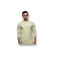 thumbnail image 6 of Pista Color Soft Plain Art Silk Kurta Pajama, Traditional Cultural Wear for Mens, 2542, 6 of 9