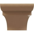 thumbnail image 2 of 8"W x 16"D x 8"H Wide Yorktown Rough Cedar Woodgrain TimberThane Corbel, Primed Tan, 2 of 6