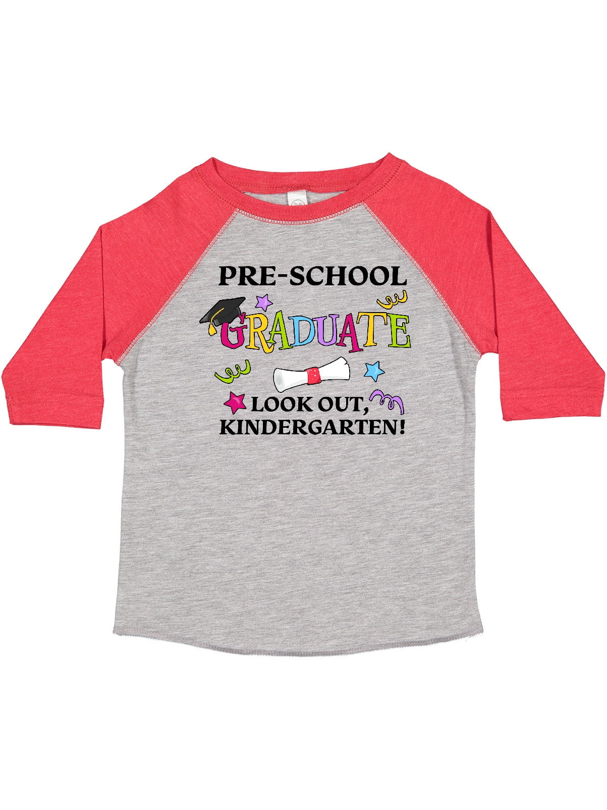 inktastic Pre-School Graduate Look Out Kindergarten Toddler T-Shirt 