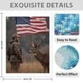 thumbnail image 3 of Diamond Art Kits for Adults - 5d Hunter Deer Flag Encounter Diamond Painting for Adults, Diamond Art for Adults Beginners, Diamond Painting Kits for Adults for Home Wall Decor, 3 of 7