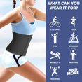 thumbnail image 5 of QRIC Waist Trimmer Sweat Waist Trainer Belts Stomach Wraps for Women Body Shaper, 5 of 5