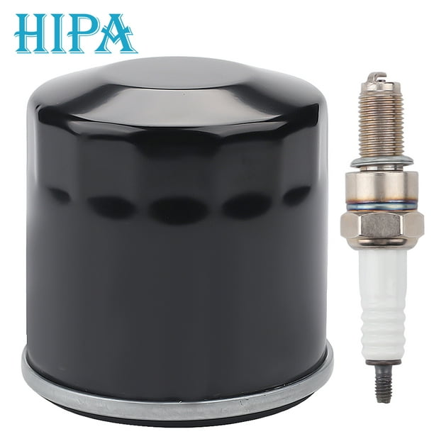 HIPA Oil Filter & Spark Plug CR8E HF204 For KAWASAKI PRAIRIE KVF360 KVF 360 650 750 - Walmart.com