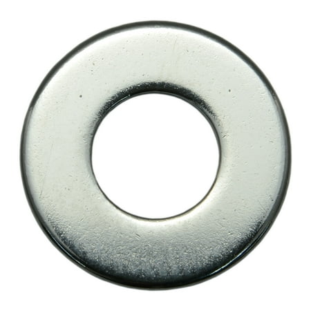 

#10 x 1/4 x 9/16 Chrome Grade 2 USS Flat Washers FLWSRS-070 (10 pcs.)