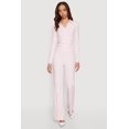thumbnail image 2 of Women's Brushed Knit Long Sleeve Zip Front Polo Shirt, 2 of 4