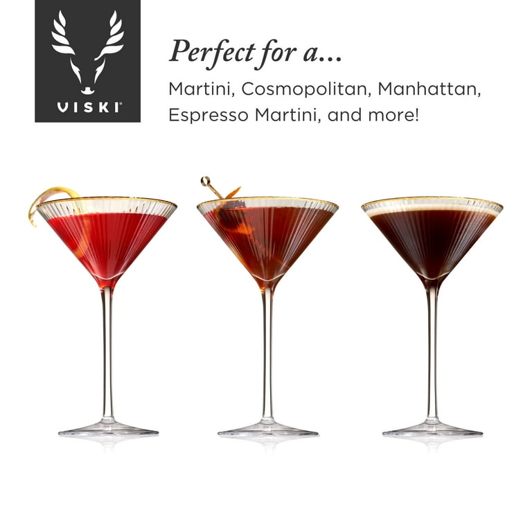 Viski Meridian Martini Glasses (Set of 2)