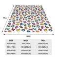 thumbnail image 3 of Sikiie Colorful Numbers Ultra-Soft Micro flannel Blanket Luxury All Seasons Warm Blanket for Bedding Sofa and Travel (4 sizes)-80"x60", 3 of 7