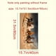 thumbnail image 4 of 1pc 15.7*31.5in/40cm*80cm Frameless Seven Running White Horse Animals Wall Poster, Home Decor, Canvas Painting, 4 of 4