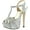 Silver, variant on Eye Candie Womens High Heel Dress Sandals Pumps