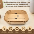 thumbnail image 4 of Reluien Air Fryer Liners Disposable 125 Count, Non-stick 8 inch Unbleached Parchment Paper Liner for 5-8QT Air Fryer, Oil-proof, Water-proof, 4 of 8