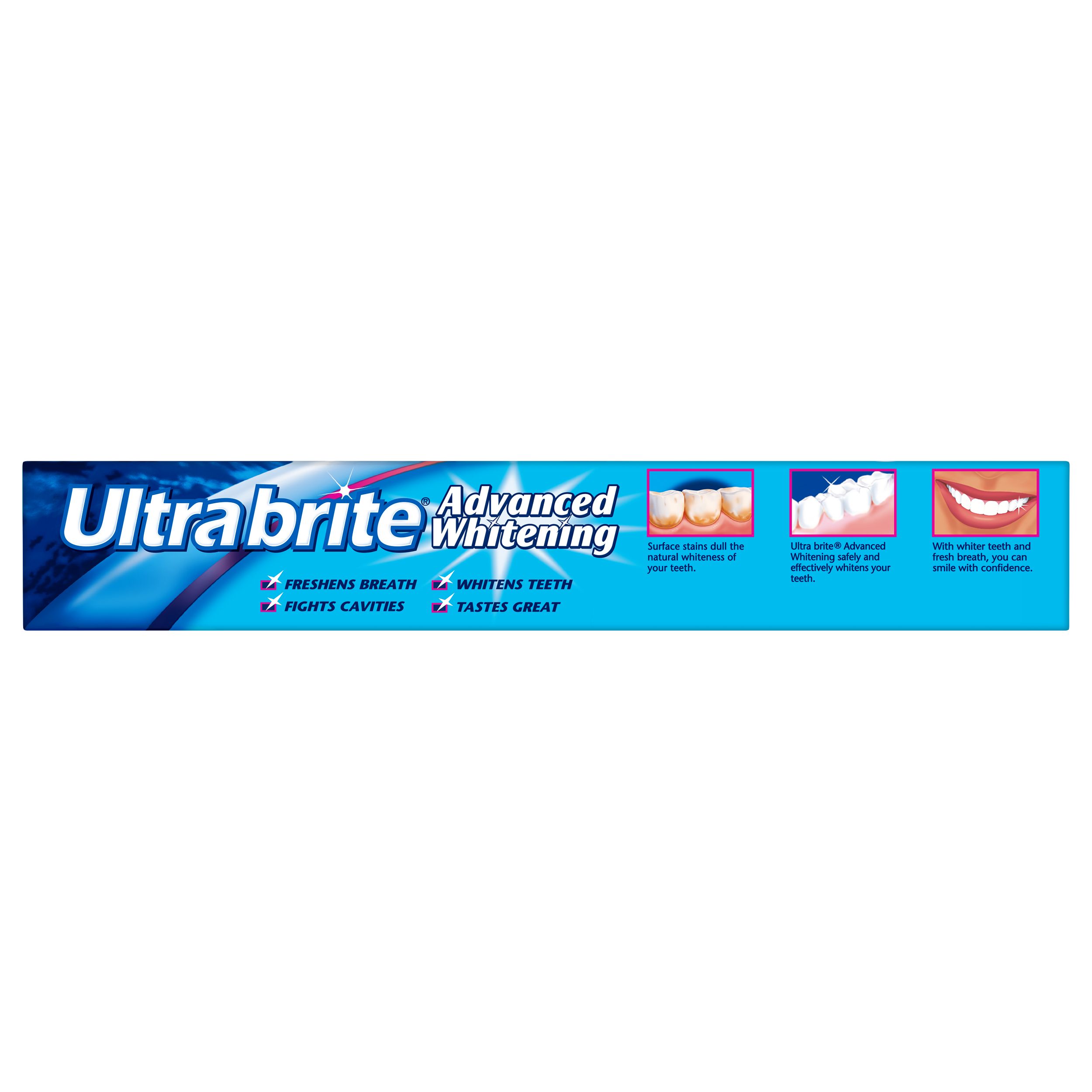 Ultra Brite Advanced Whitening Toothpaste, Clean Mint - 6.0 Ounce - image 2 of 4