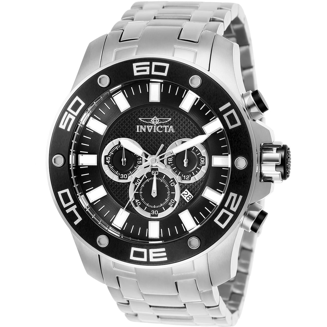 Invicta - Invicta Men's 26074 Pro Diver Quartz Chronograph Black Dial ...