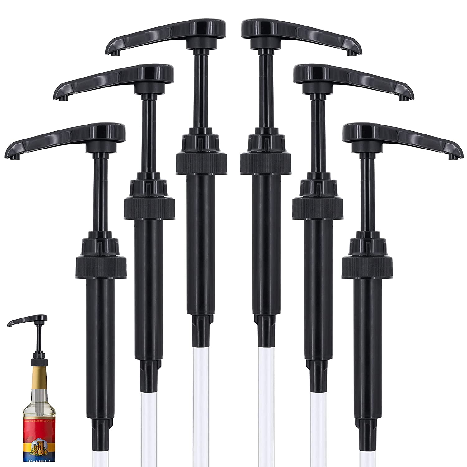 Coffee Syrup Pump, Compatible with Torani, DaVinci, Jordans Skinny