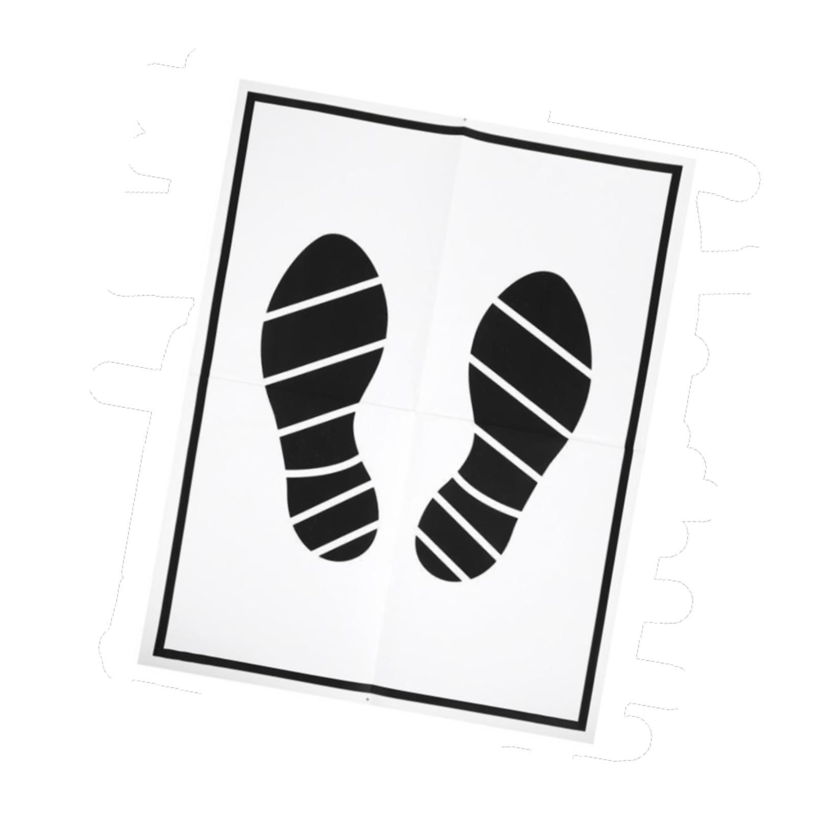 funtasica 25 Pieces Auto Foot Pads Disposable Auto Interior Accessories Portable Paper Vehicle Foot Pads for Car School