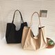 thumbnail image 5 of Bolso de hombro de pana retro YONGSHENG color sólido gran capacidad, 5 of 5