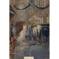 thumbnail image 2 of Jean Baptiste Edmond Allouard 18x24 Black Ornate Framed Double Matted Museum Art Print Titled: Funeral of President Felix Faure, in Notre-Dame, February 23, 1899. (1899), 2 of 5