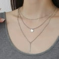thumbnail image 3 of Trendy multi-layer pearl necklace, 3 of 8