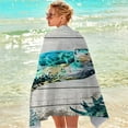 thumbnail image 5 of LYEAA Beach Towels Microfiber 75x150cm Sandproof Beach Blanket Bath Towel Seaside Sitting Blanket Lightweight Multi-Purpose Towel for Travel Vacation Swimming Pool, 5 of 8