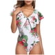 thumbnail image 1 of Traje de baño de empalme con estampado de bikini sexy para mujer Traje de baño de una pieza Ropa de playa Fridja nalpqowj53463, 1 of 9