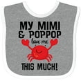 thumbnail image 3 of Inktastic Mimi and PopPop Love Me Boys or Girls Baby Bib, 3 of 4