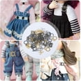thumbnail image 6 of 32 PCS Mini Alloy Sewing Buckles Clasp Patchwork Buckle Craft DIY Handmade Accessories for Fasteners Making Doll Clothes Bags Belt 4 Colors DIY, 6 of 6