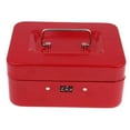 thumbnail image 2 of lionlar Small Box Piggy Bank Money Box with Combination Lock for Security Red, 2 of 9