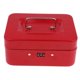 thumbnail image 2 of Moneda para Caja de Ahorro en Efectivo Hugo Caja de Dinero de Seguridad Hucha rojo, 2 of 10