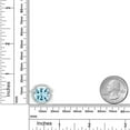 thumbnail image 3 of Gem Stone King 925 Sterling Silver Ring Topaz Moissanite (9.73 Cttw), 3 of 4