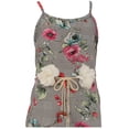 thumbnail image 3 of Big Girl Girls Jumpsuits Floral Graduation Casual Summer Birthday Outfit Coral 8 JKS 2127 BNY Corner, 3 of 4